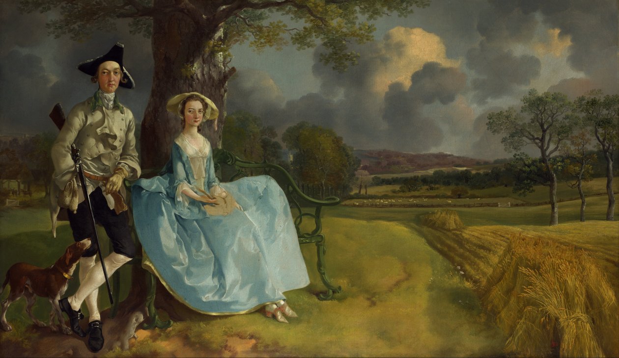 Meneer en mevrouw Andrews door Thomas Gainsborough