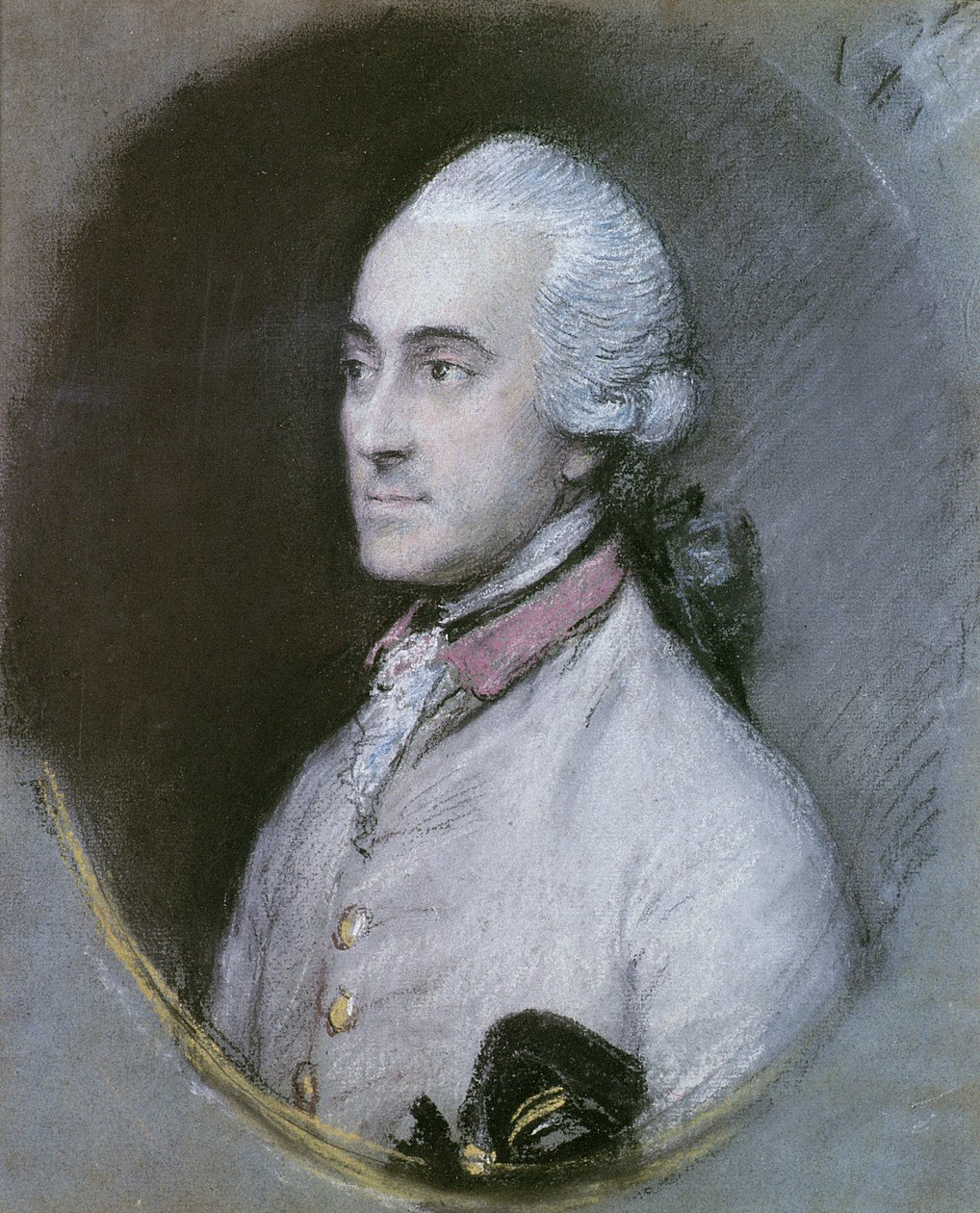 Portret van George Pitt, 1e Baron Rivers (1721-1803) door Thomas Gainsborough