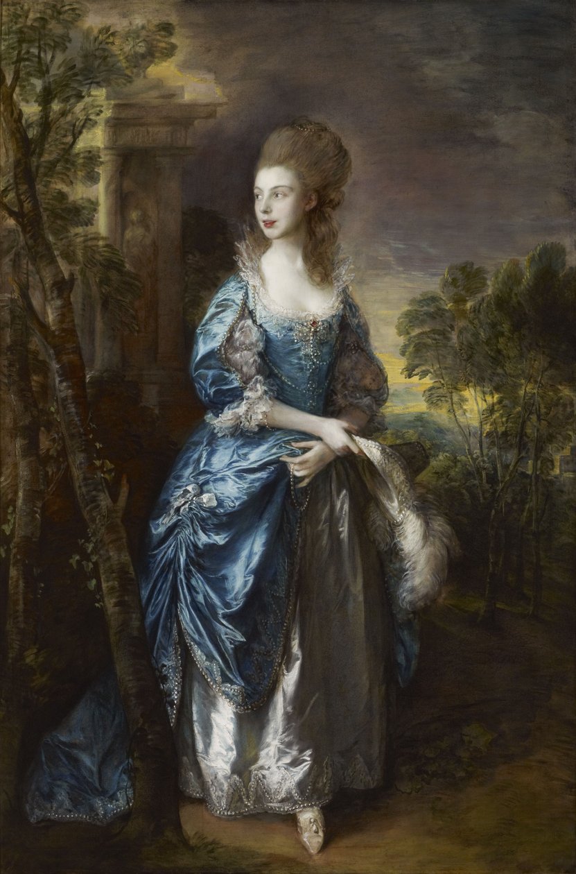 Portret van The Hon. Frances Duncombe door Thomas Gainsborough