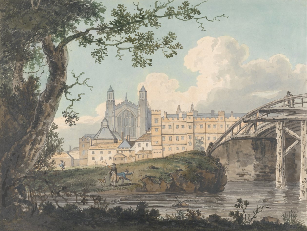 Eton College vanaf Datchet Road door Thomas Girtin