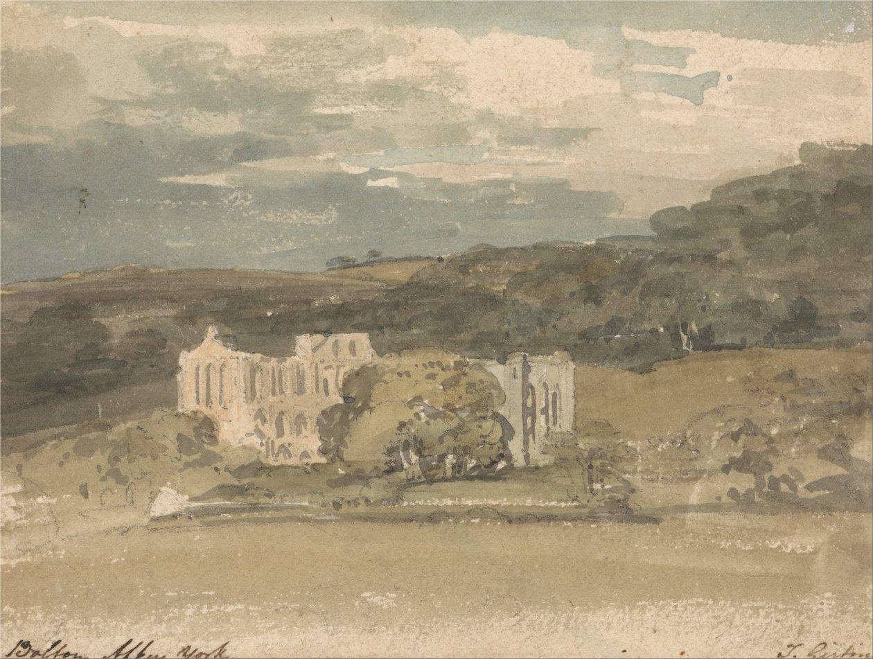 Rievaulx Abdij, Yorkshire door Thomas Girtin