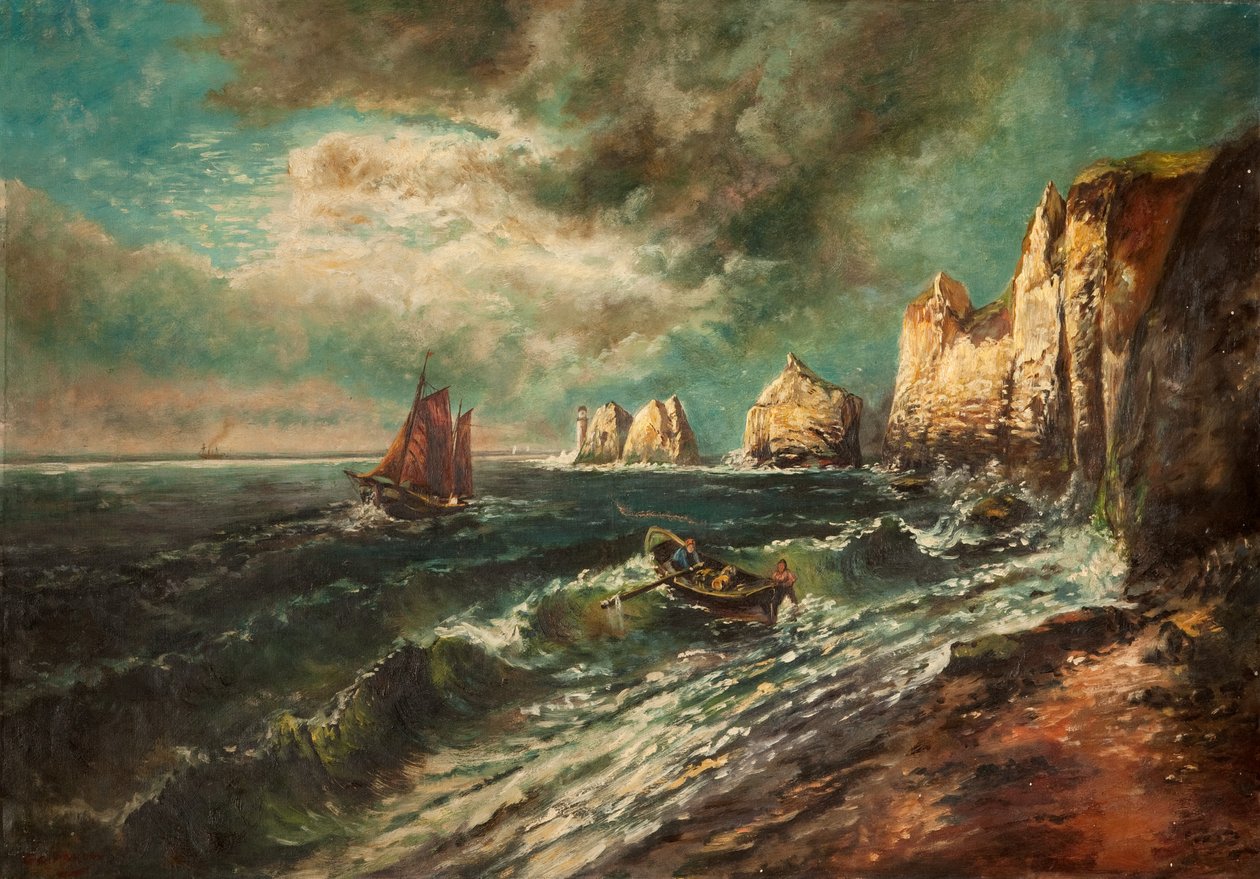 De Needles, Isle of Wight door Thomas Grimshaw
