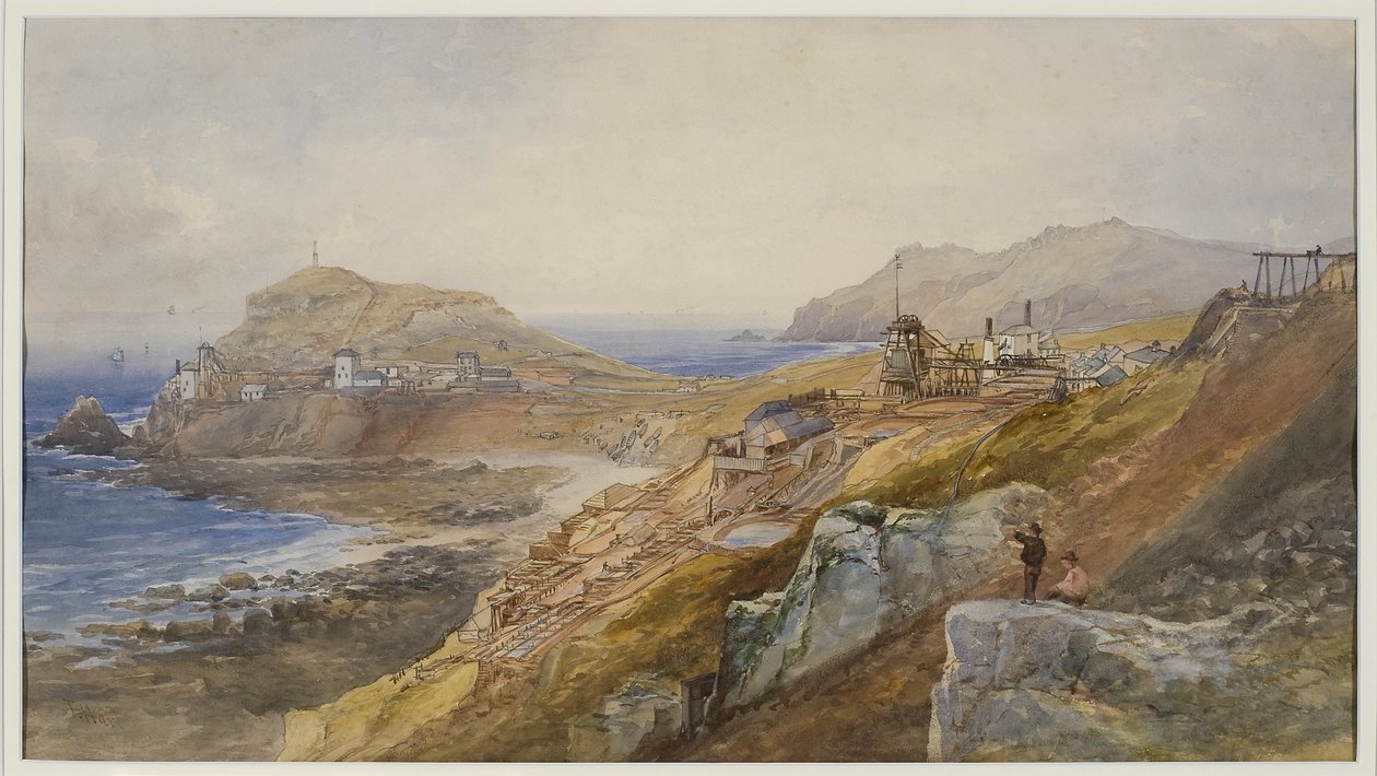 St Just United Mines, c.1870 door Thomas Hart