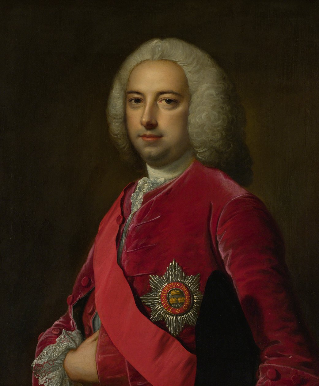 Portret van Sir Edward Walpole door Thomas Hudson