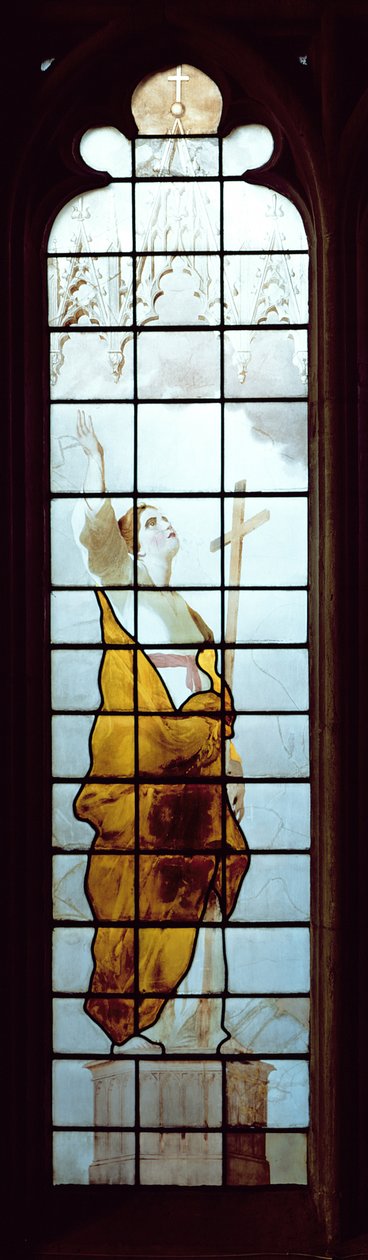 Geloof (glas-in-lood) door Thomas Jervais