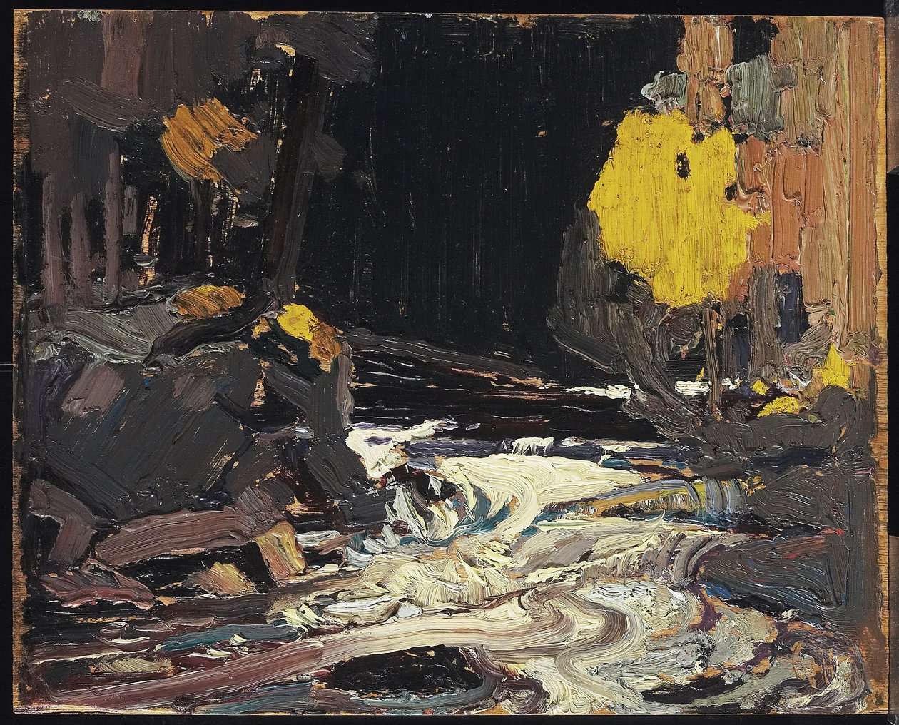 Een stroomversnelling, 1915 door Tom Thomson