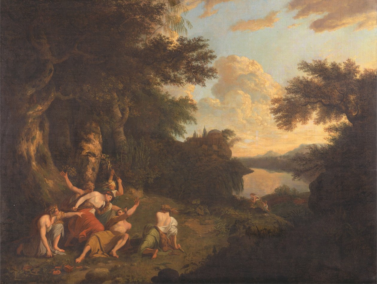 De Dood van Orpheus door Thomas Jones