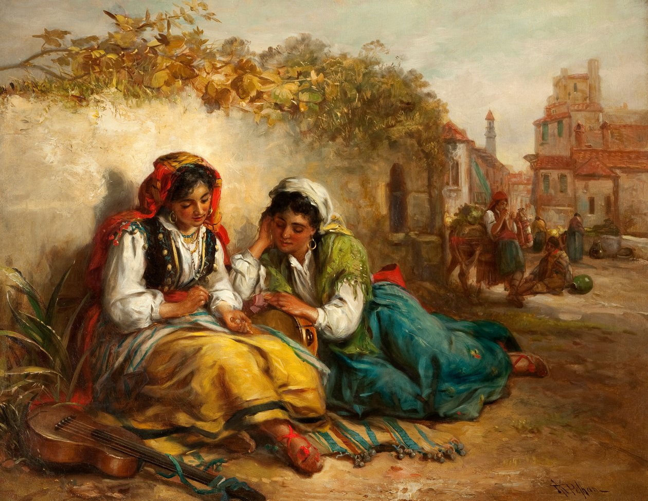 De zigeuners door Thomas Kent Pelham