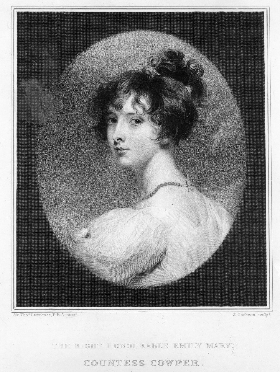 Emily Mary, gravin Cowper door Thomas Lawrence