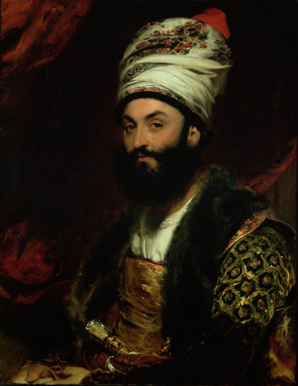 Portret van Mirza Abul Hassan Khan, 1810 door Thomas Lawrence