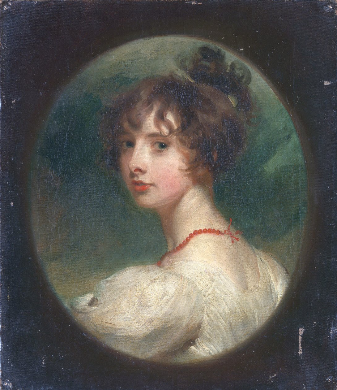 Portret van The Hon. Emily Mary Lamb (1787-1869) door Thomas Lawrence