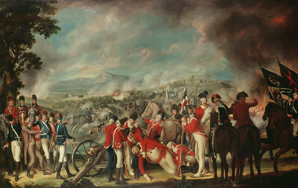 De Slag bij Ballinahinch, 13 juni 1798, c.1798 door Thomas Robinson