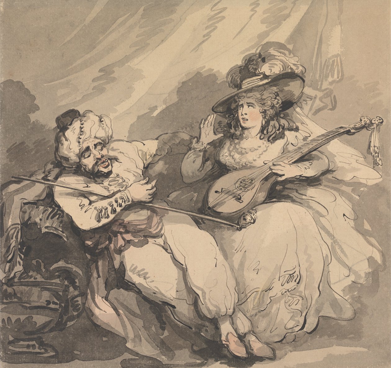 De verliefde Turk door Thomas Rowlandson