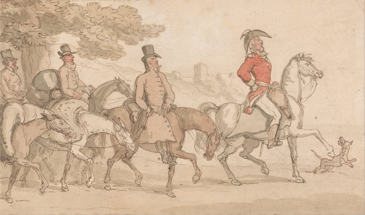 De militaire avonturen van Johnny Newcome door Thomas Rowlandson