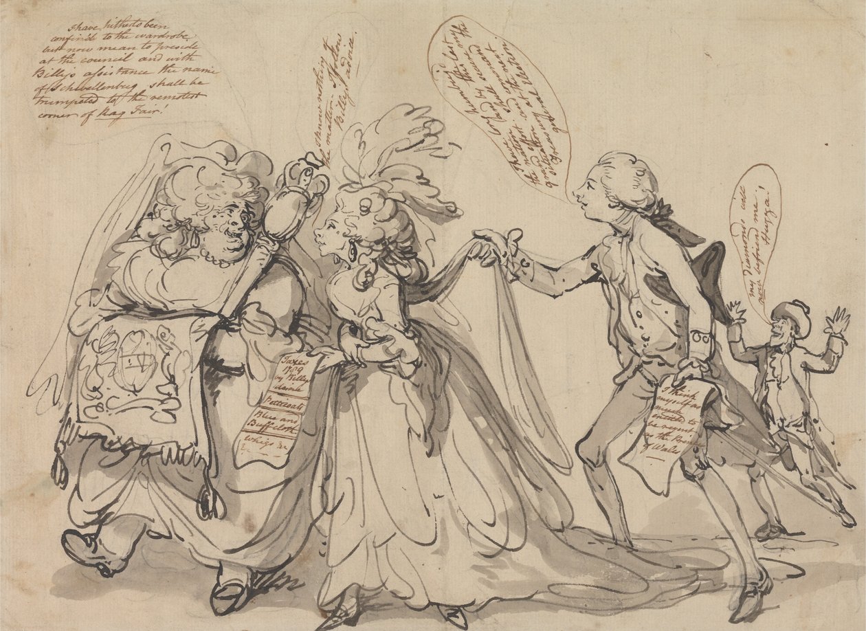 Het vooruitzicht voor ons door Thomas Rowlandson