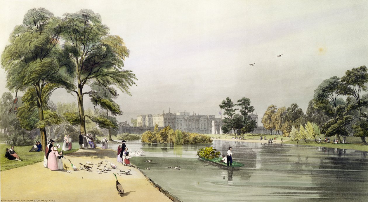 Buckingham Palace: vanuit St. James