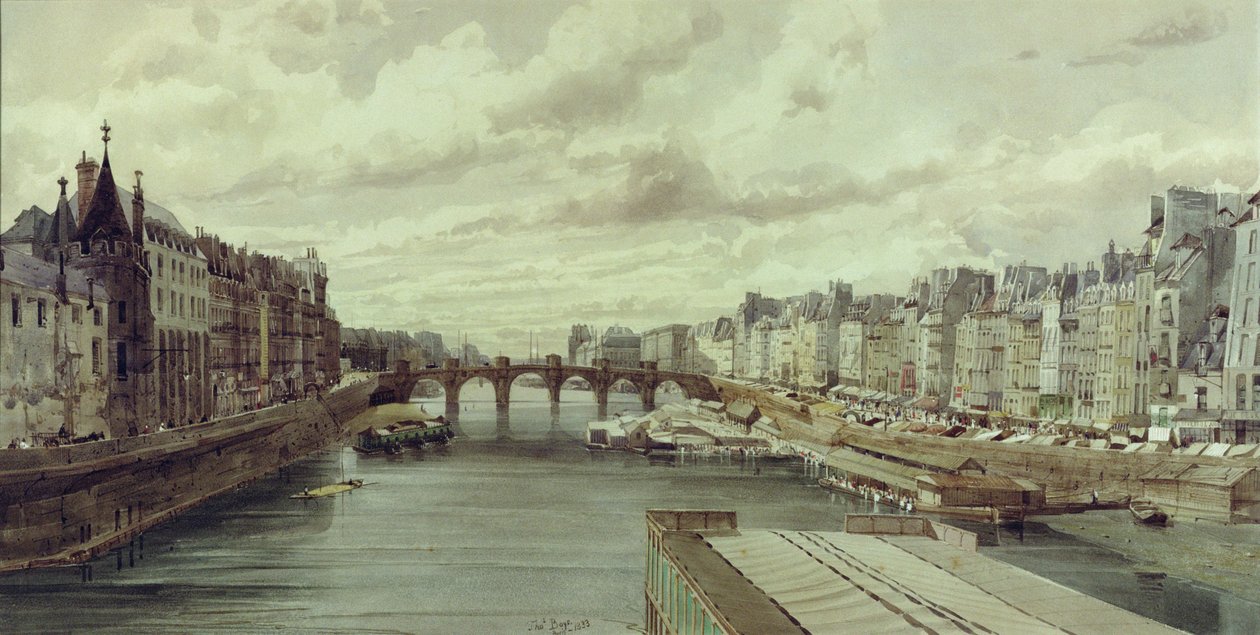 De Pont Neuf, Parijs door Thomas Shotter Boys