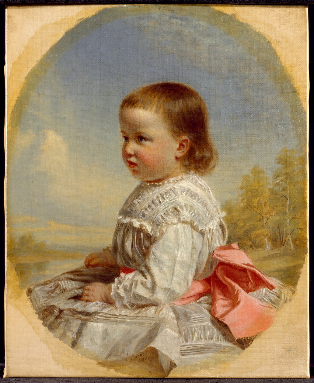 Susie Kent Southwick, 1873 door Thomas Waterman Wood