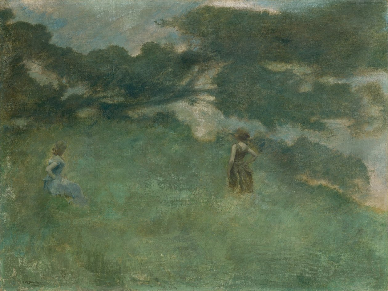 De kluizenaarstrush door Thomas Wilmer Dewing