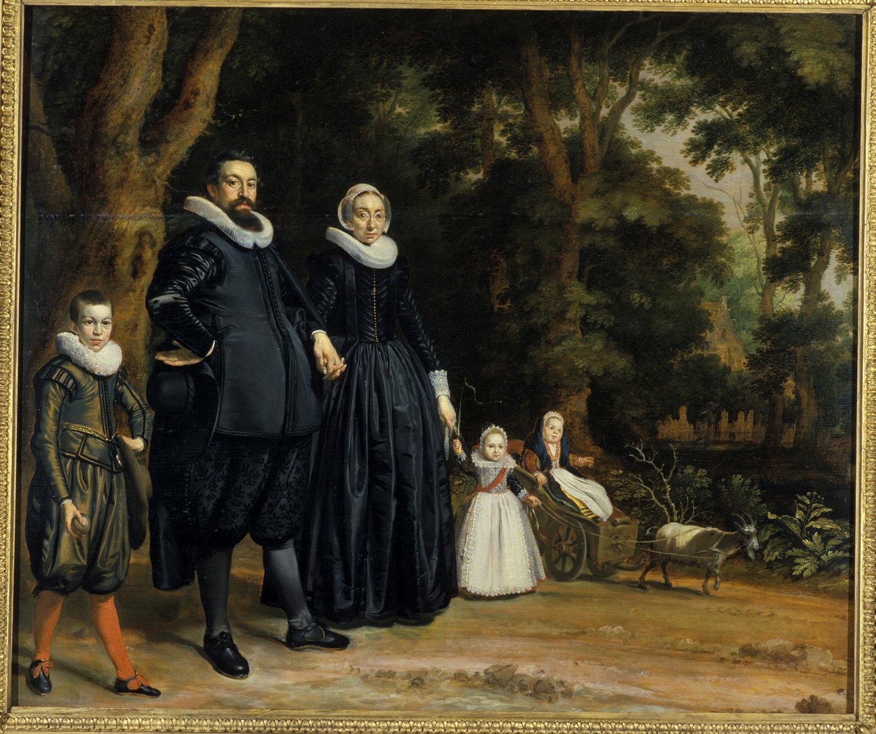 Een Nederlandse Familie, 1624 door Thomas de Keyser