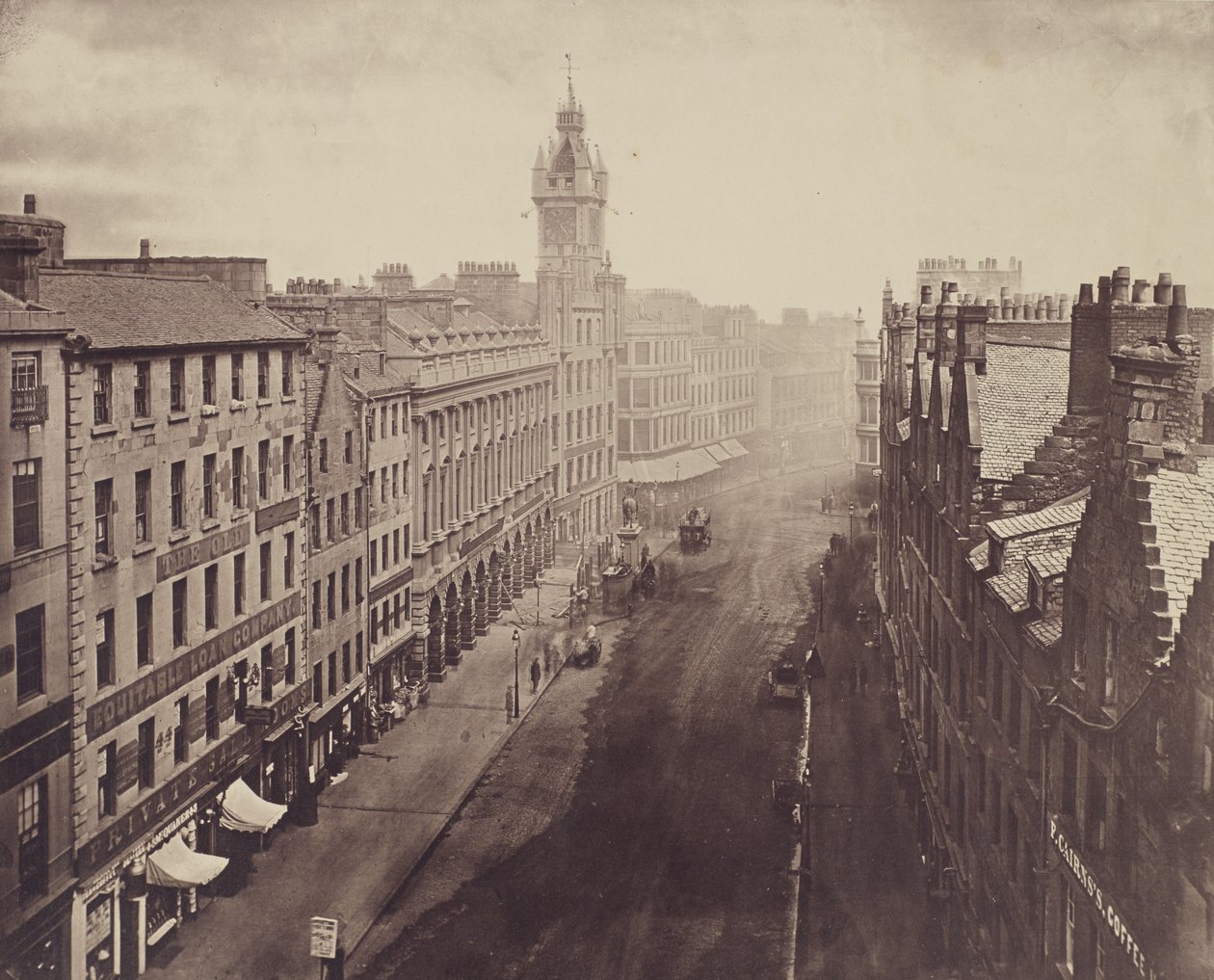 Trongate, van Tron Steeple. door Thomas Annan