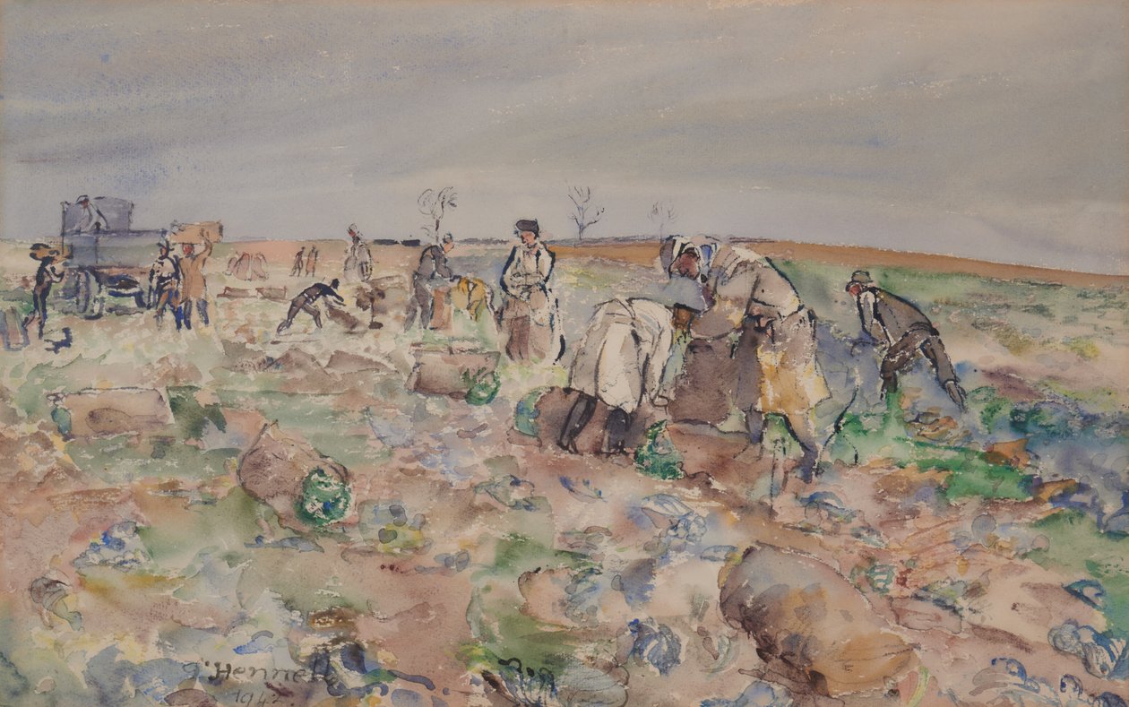 In het aardappelveld door Thomas Barclay Hennell