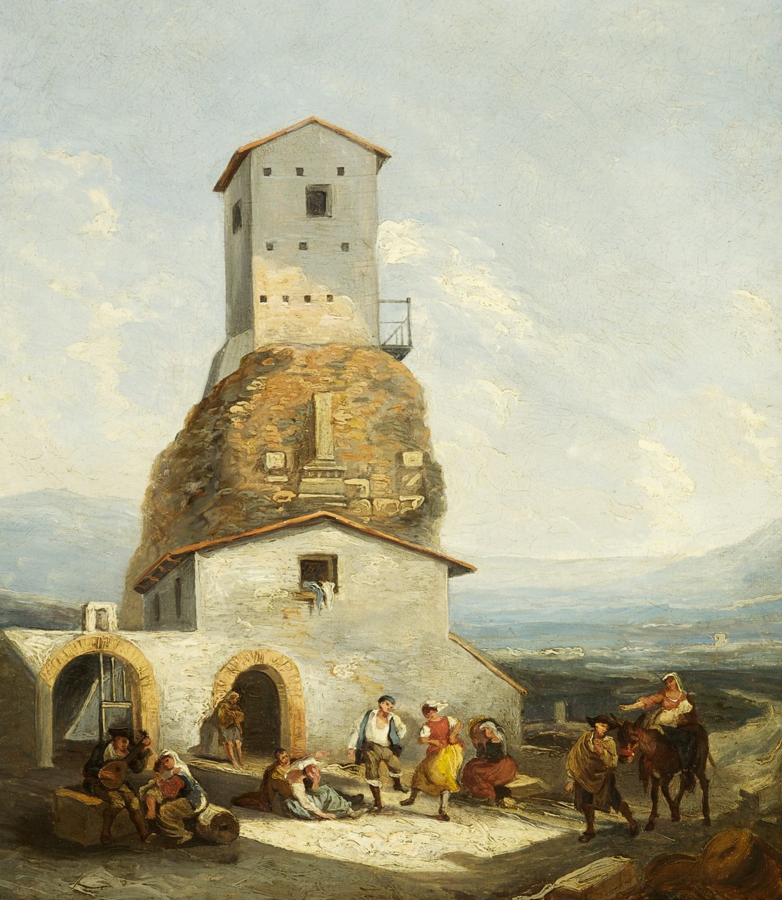 Gezicht in Italië door Thomas Barker