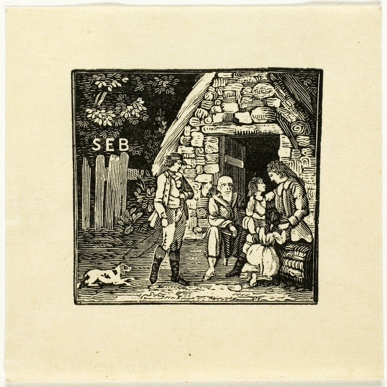 Boekillustratie door Thomas Bewick