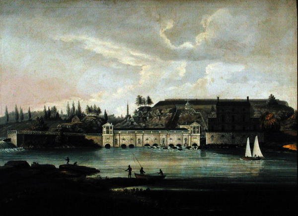 Fairmount Waterworks, c.1830 door Thomas Birch