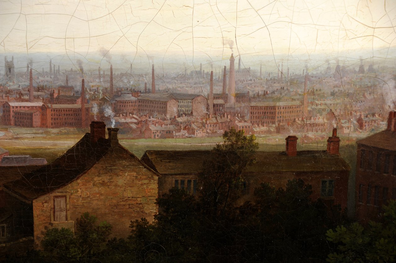 Uitzicht op Leeds door Thomas Burras