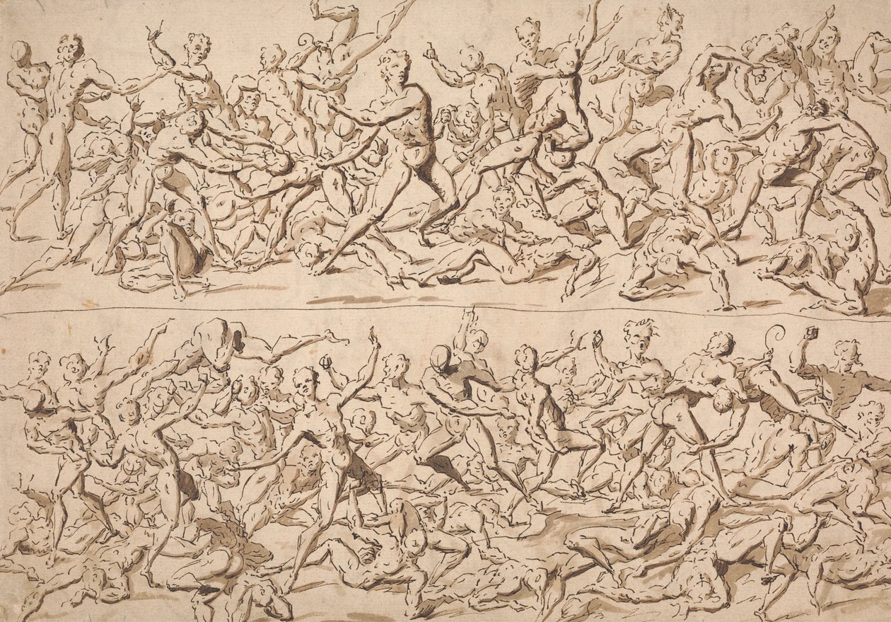 Figurenstudies door Thomas Carwitham