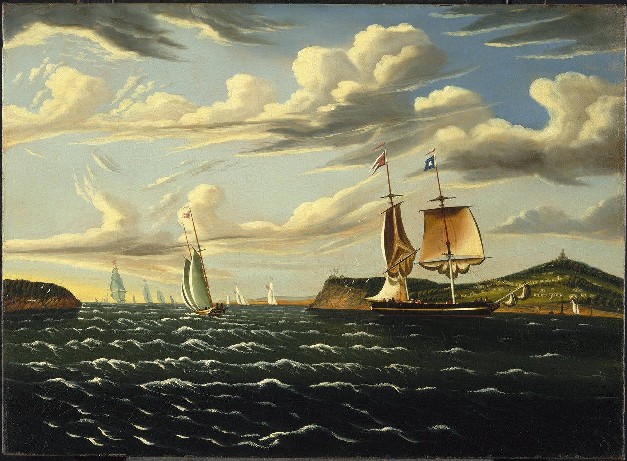Staten Island en de Narrows door Thomas Chambers