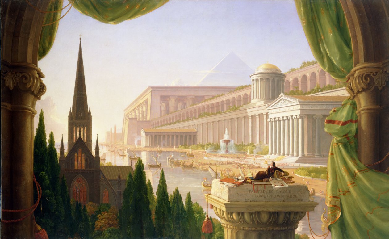 De droom van een architect door Thomas Cole