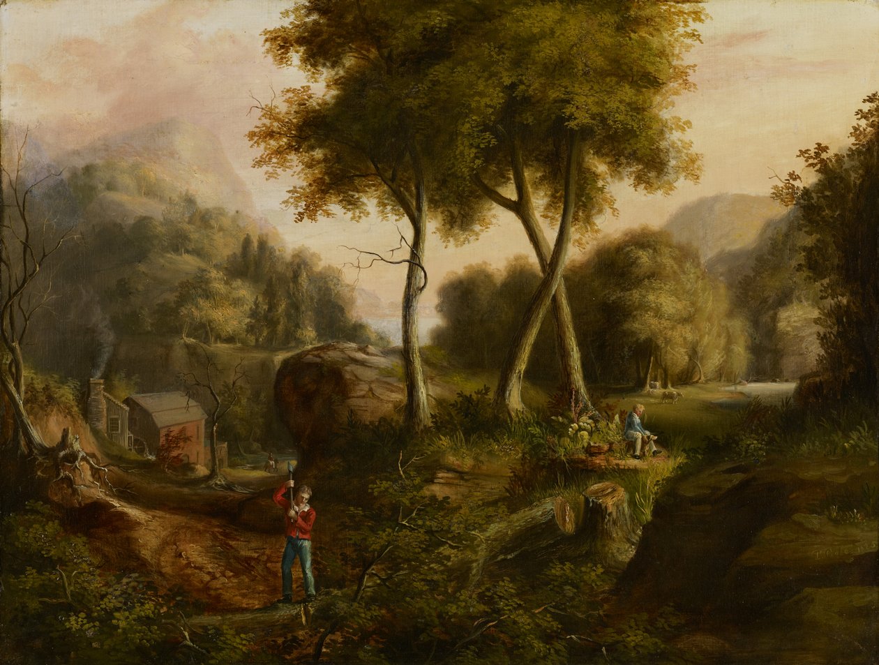 Landschap door Thomas Cole