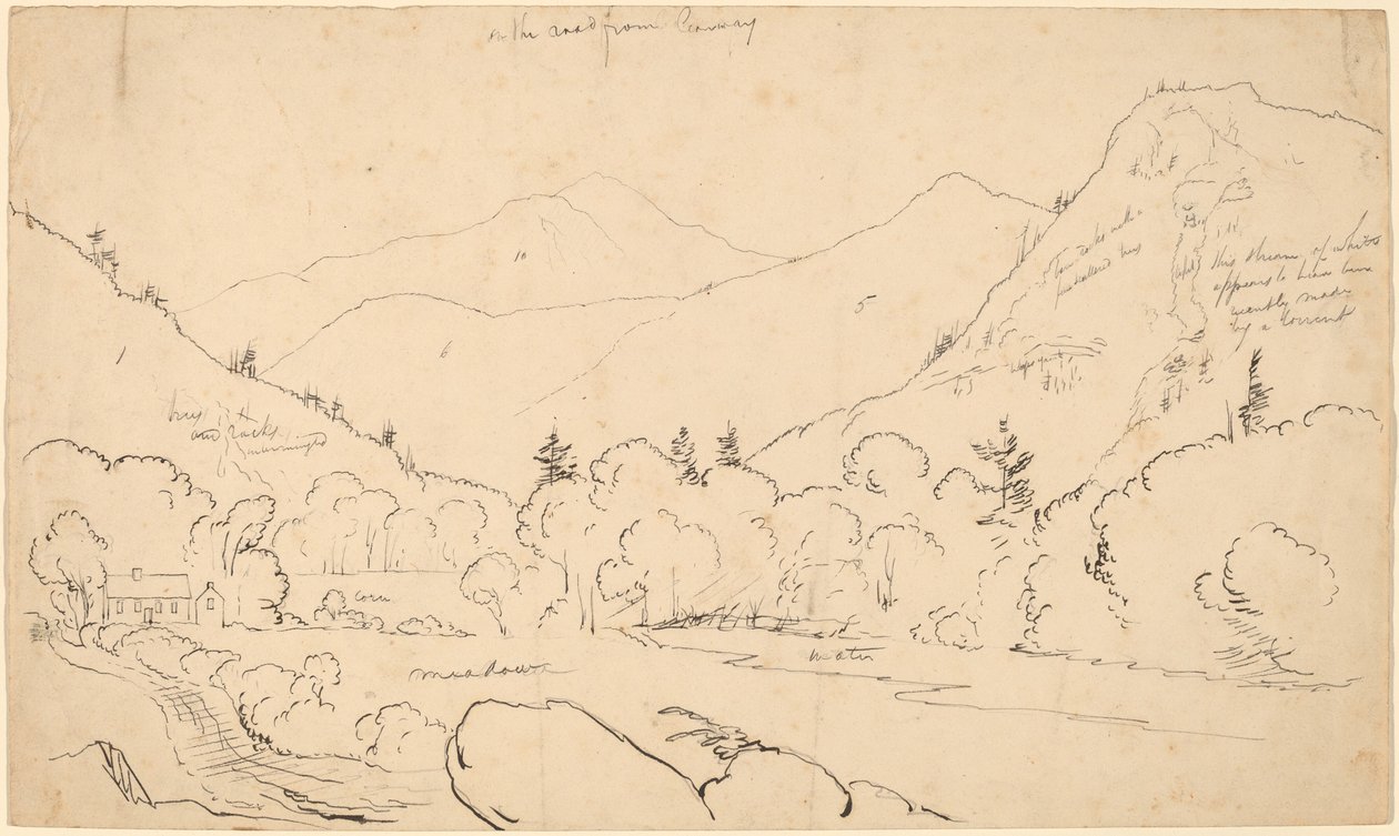 Op de Weg van Conway door Thomas Cole