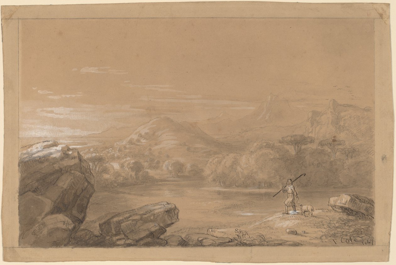 De Goede Herder door Thomas Cole