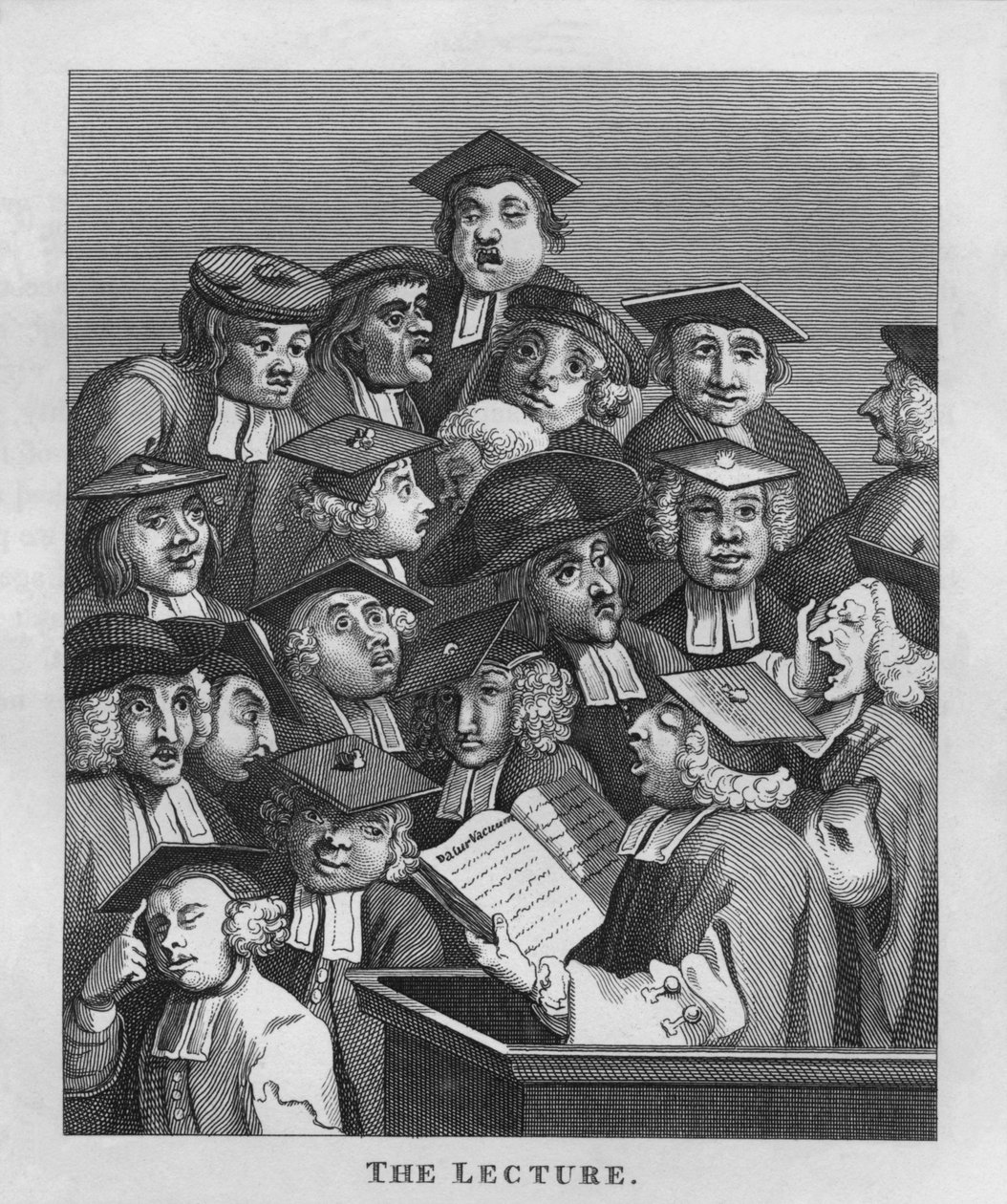 De lezing, 1808, 1827 door Thomas Cook