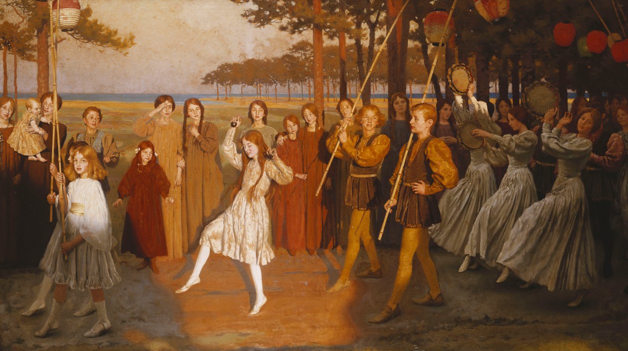 Gouden jeugd door Thomas Cooper Gotch
