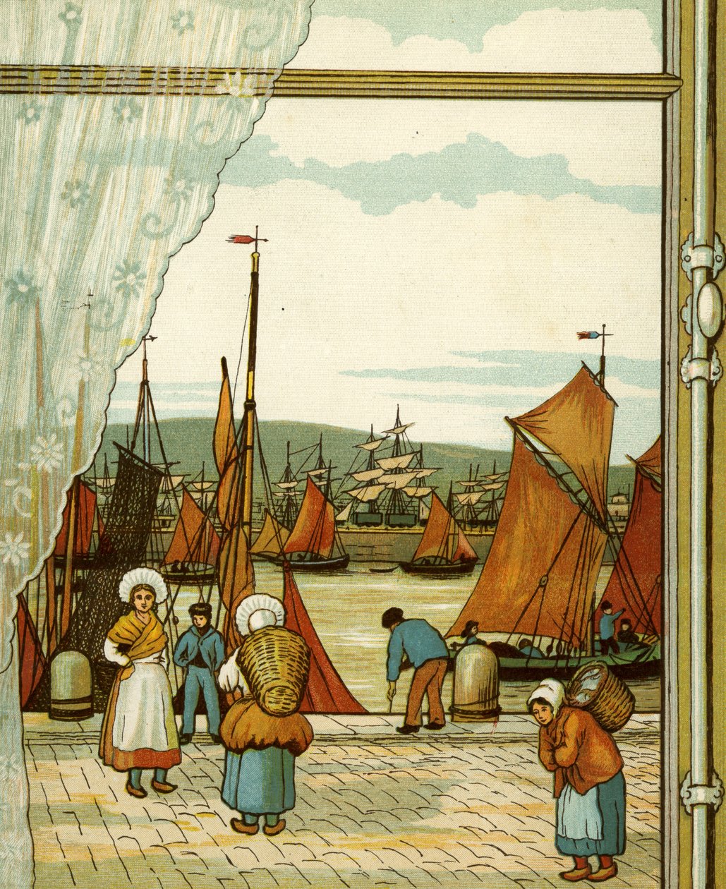 Kade in Boulogne door Thomas Crane
