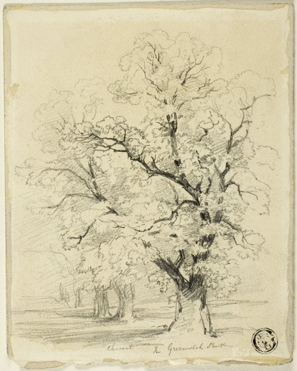 Moer in Greenwich Park door Thomas Creswick