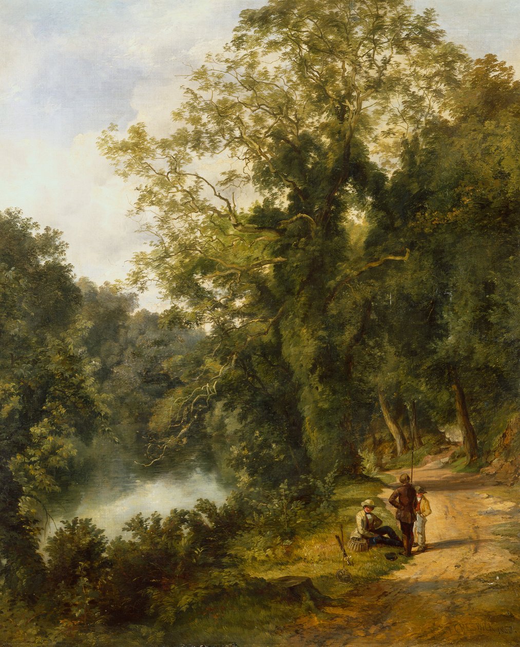 Vissersverhalen door Thomas Creswick