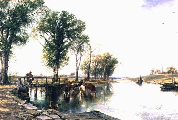 Trentside door Thomas Creswick