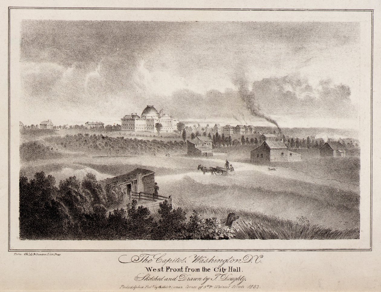 Het Capitool. Washington, D.C. door Thomas Doughty