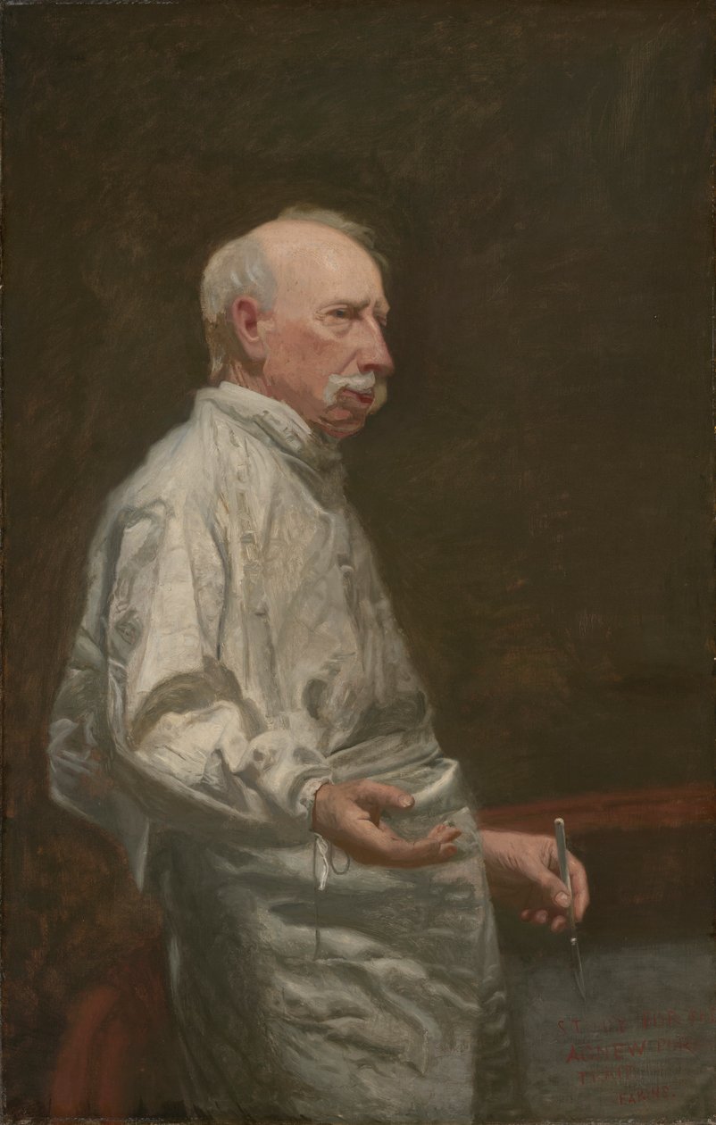 Dr. Agnew (Dr. D. Hayes Agnew) door Thomas Eakins