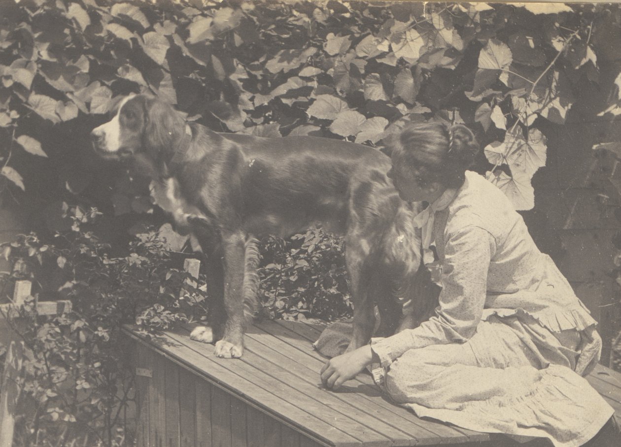 [Margaret Eakins en Harry]. door Thomas Eakins