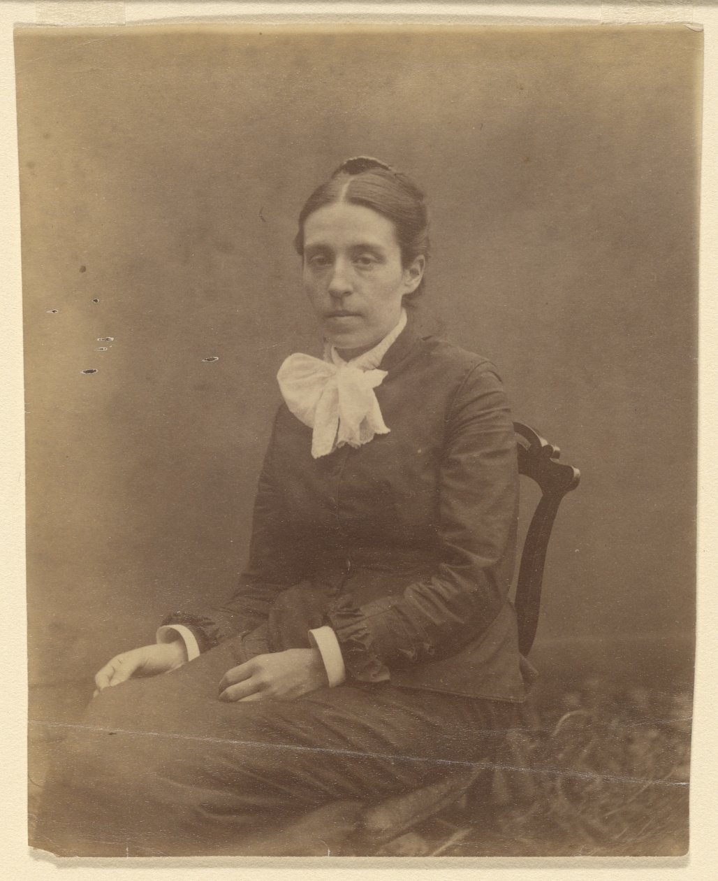 [Portret van vrouw van middelbare leeftijd]. door Thomas Eakins