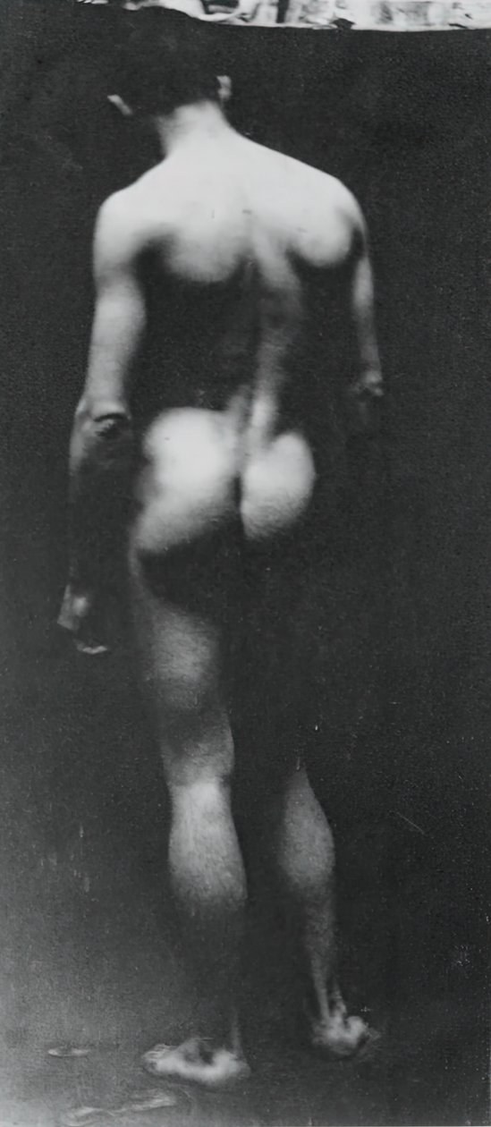 Staande Naakt Samuel Murray, ca. 1890-1892 door Thomas Eakins