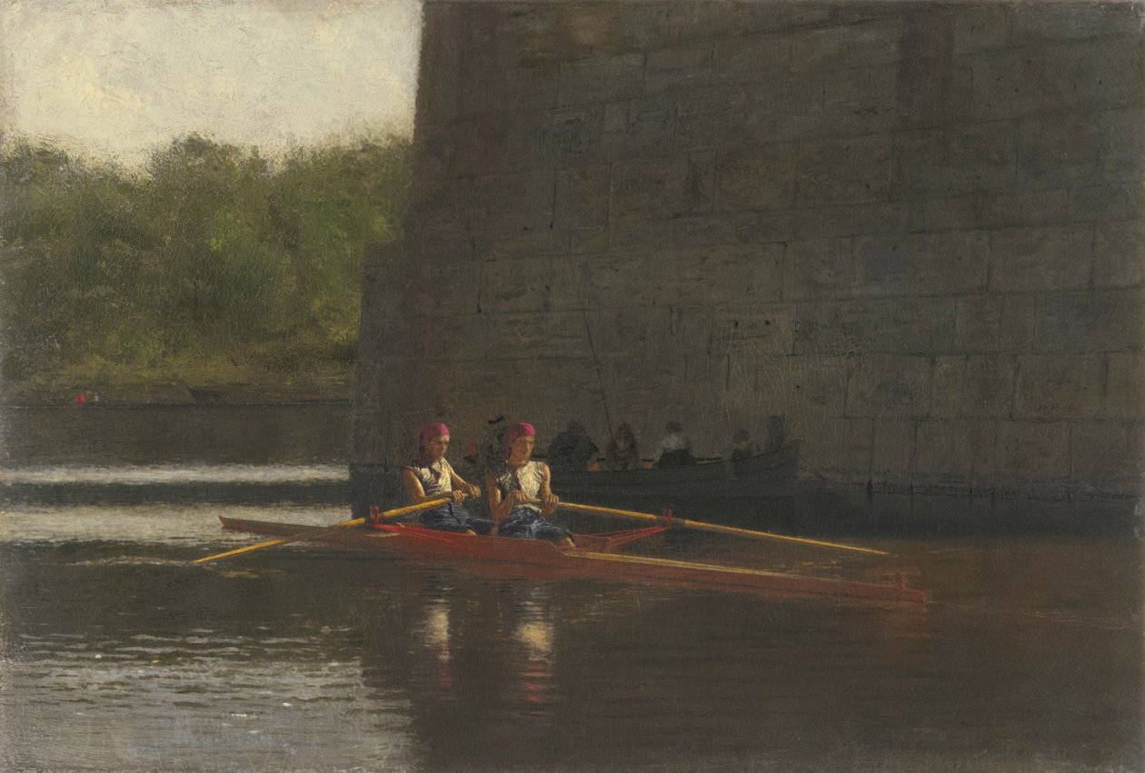 De Roeiers, 1874 door Thomas Eakins