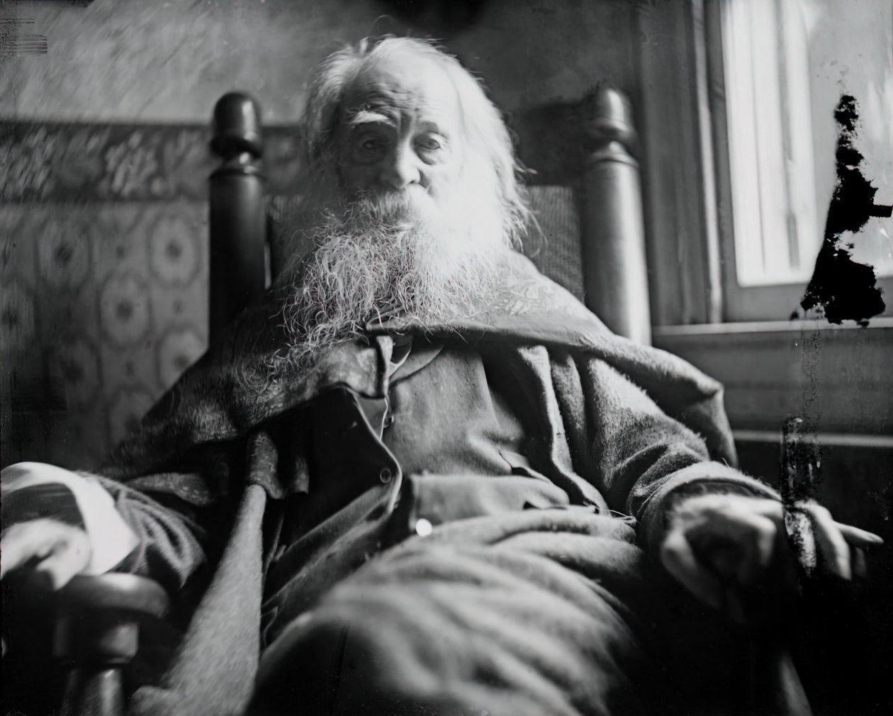 Walt Whitman in Camden, N.J., ca. 1891 door Thomas Eakins