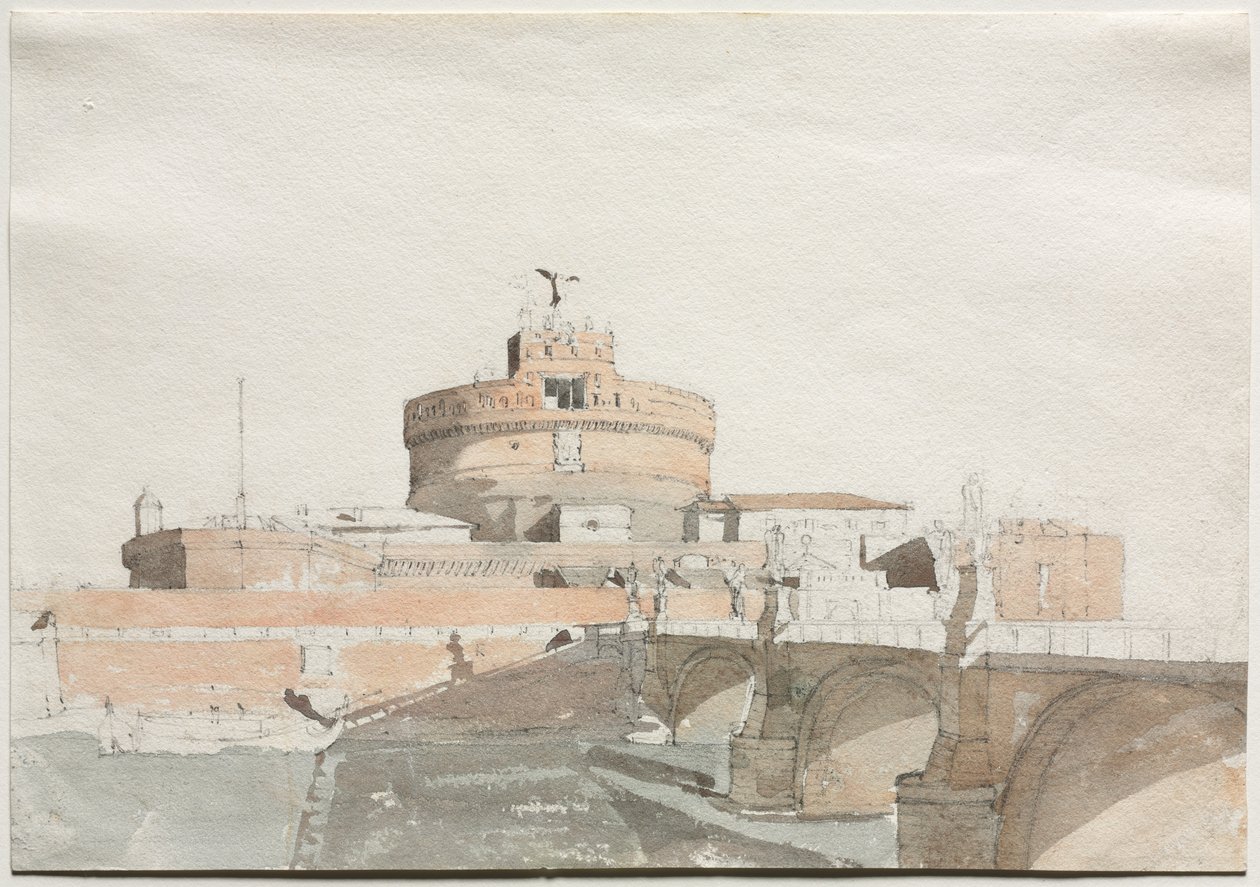 Castel Sant Angelo door Thomas Ender